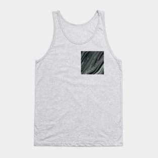 Dark forest waves abstract patterns Tank Top